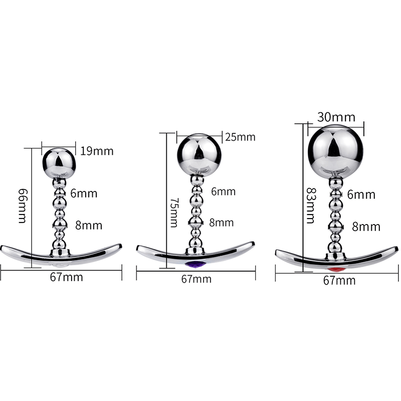 Metal Diamond Butt Plug with Wearable Design - Tarisss Sex Toy Store