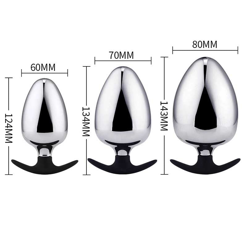 Metal Egg Butt Plug - Tarisss Sex Toy Store