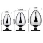 Metal Egg Butt Plug - Tarisss Sex Toy Store