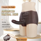 Metal Keel Wearable Dildo Pants – Realistic Silicone - Tarisss Sex Toy Store
