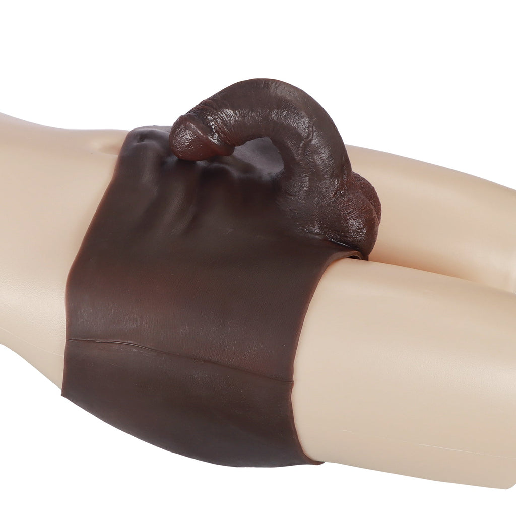 Metal Keel Wearable Dildo Pants – Realistic Silicone - Tarisss Sex Toy Store