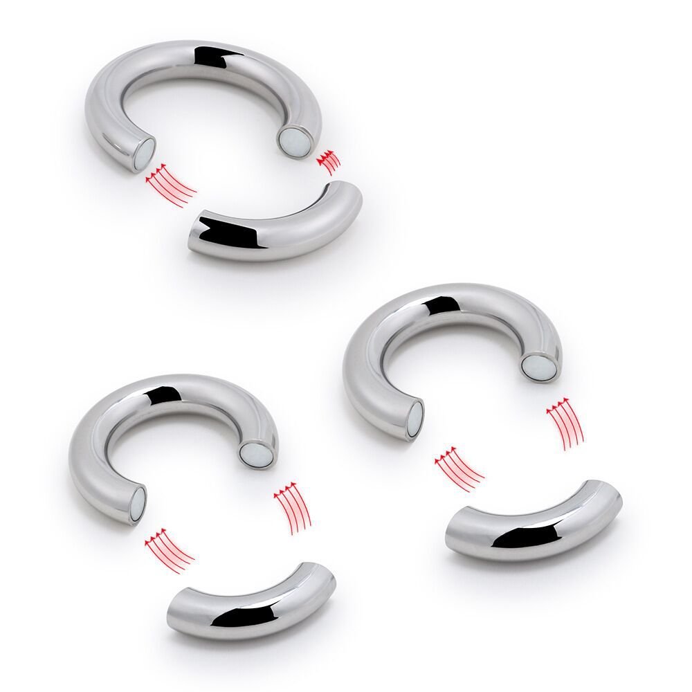 Metal Magnetic Cock Ring - Tarisss Sex Toy Store