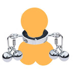 Metal Weighted Cock Ring with Training Balls - Tarisss Sex Toy Store