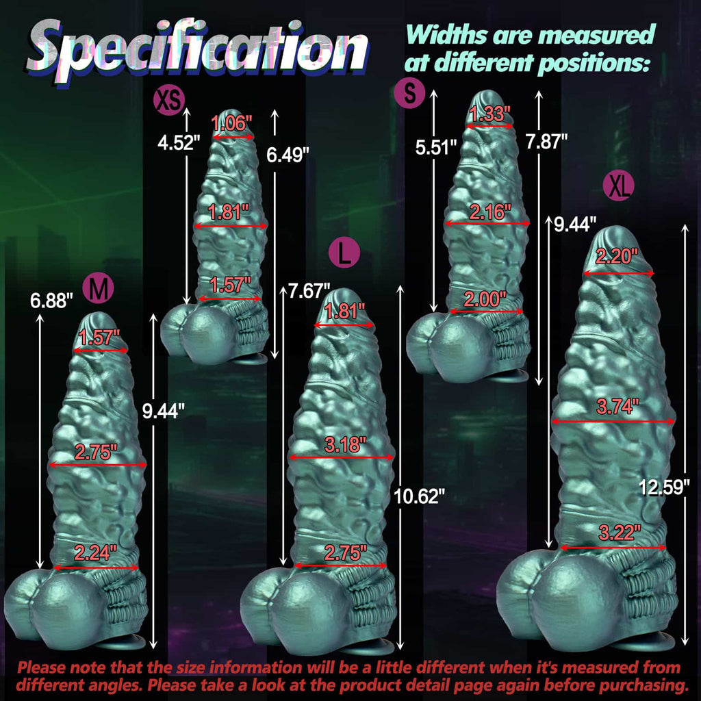 Meteorite 12 Inch Fantasy Alien Dildo - Tarisss Sex Toy Store