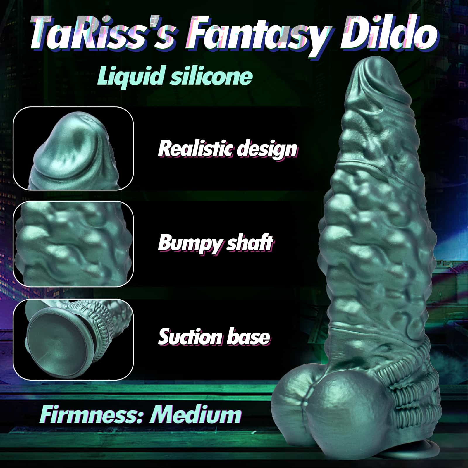 Meteorite 12 Inch Fantasy Alien Dildo - Tarisss Sex Toy Store