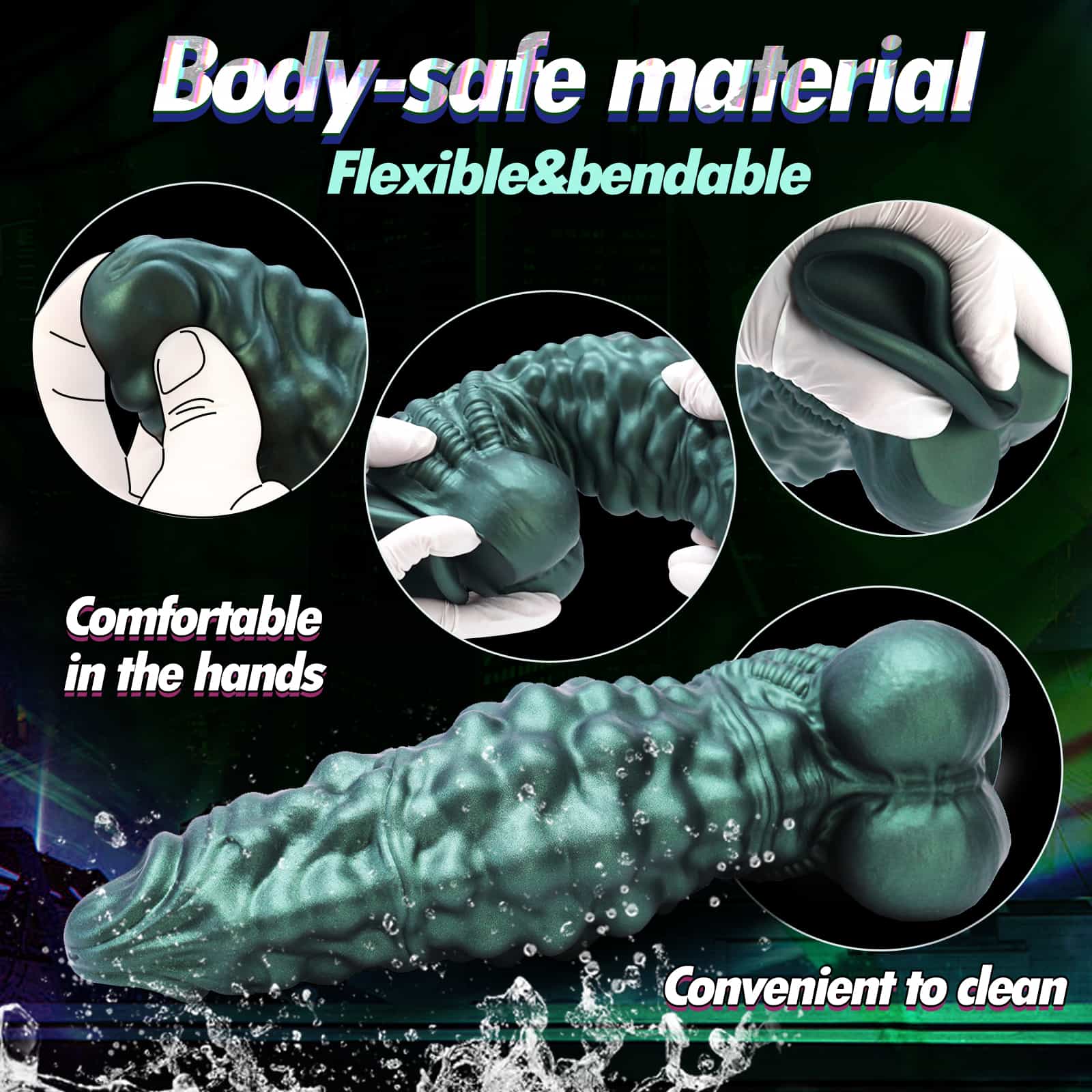 Meteorite 12 Inch Fantasy Alien Dildo - Tarisss Sex Toy Store
