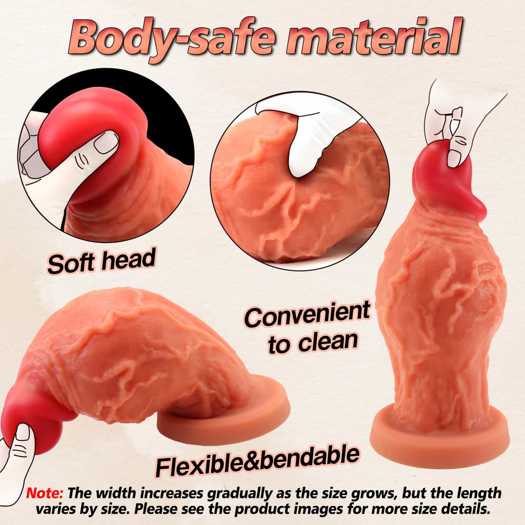 Midnight Desire Extra Thick Huge Realistic Dildo - Tarisss Sex Toy Store