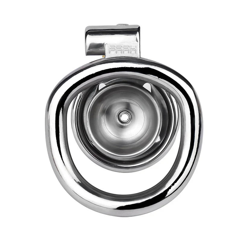 Most Secure Inverted Chastity Device – Stainless Steel Flat Cage Design