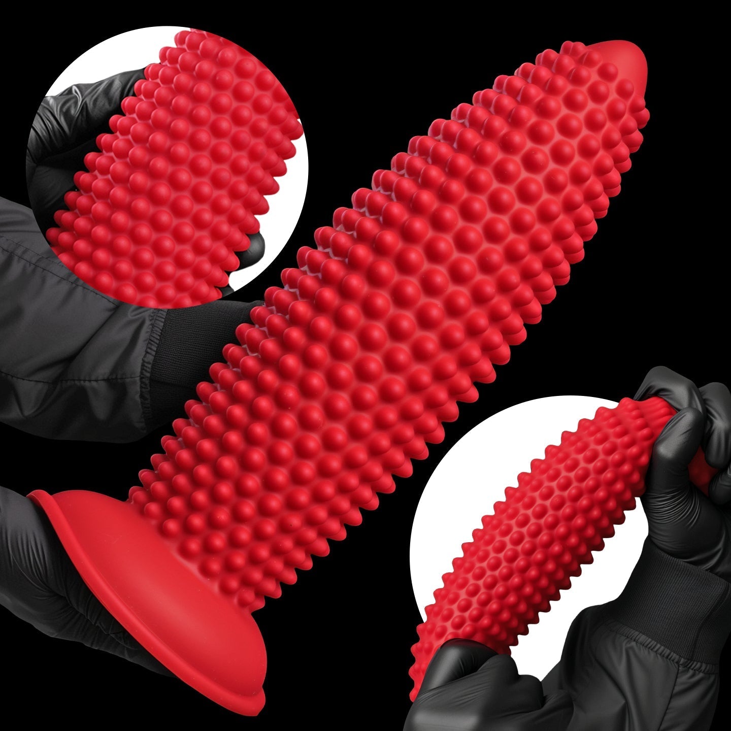Multi - Size Textured Silicone Dildo with Suction Base - Tarisss Sex Toy Store