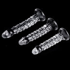 Mythic Serpent Scale Silicone Anal Dildo - Crystal Clear - Tarisss Sex Toy Store
