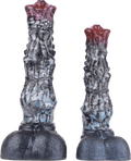Mythical Creature Textured Dildo Large XL 6.85" / XXL 7.99" Silicone Fantasy Dong - Tarisss Sex Toy Store