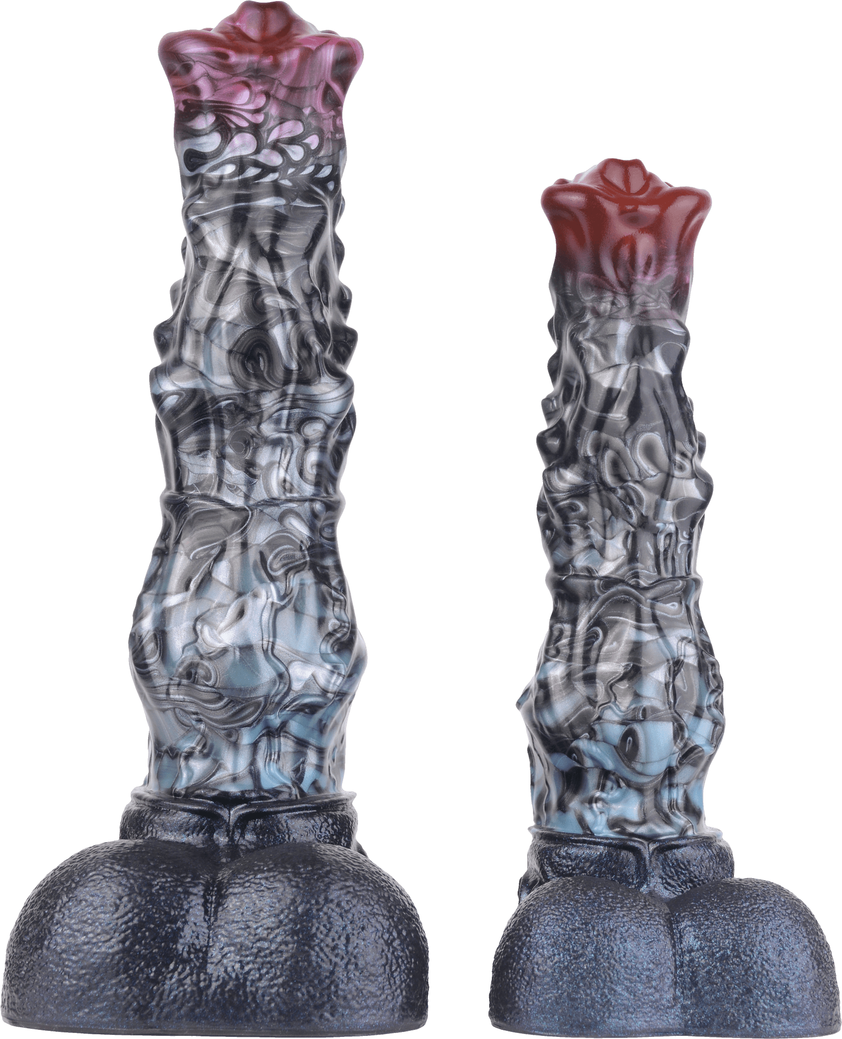 Mythical Creature Textured Dildo Large XL 6.85" / XXL 7.99" Silicone Fantasy Dong - Tarisss Sex Toy Store