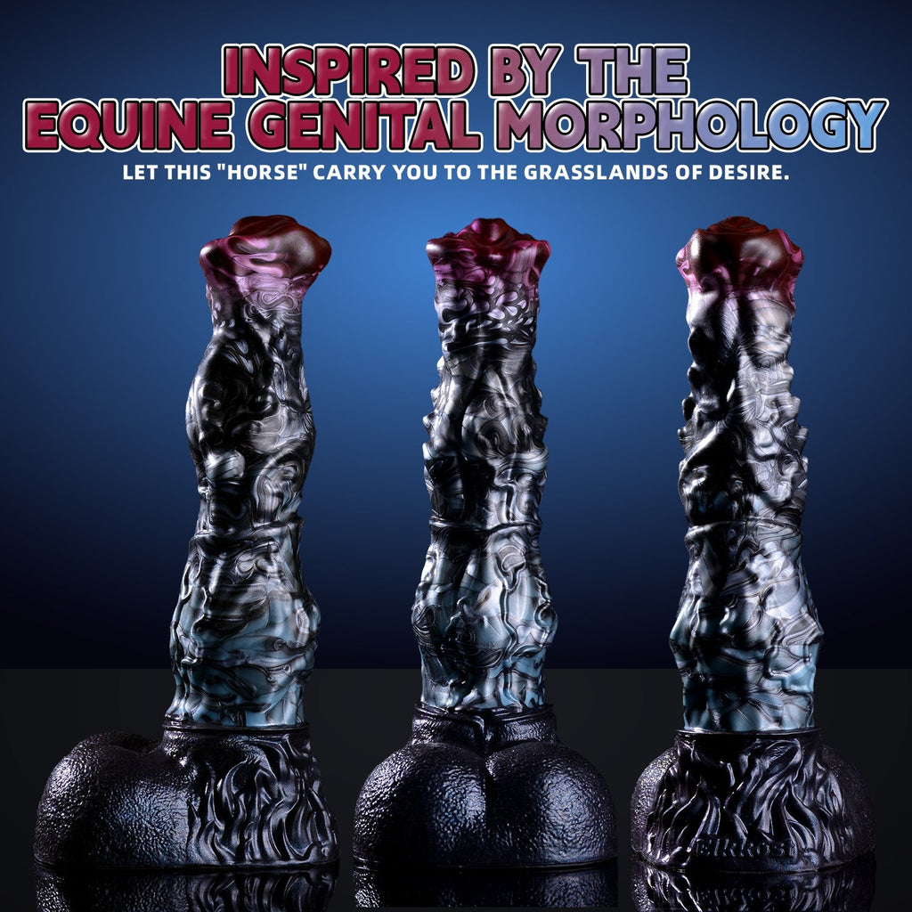 Mythical Creature Textured Dildo Large XL 6.85" / XXL 7.99" Silicone Fantasy Dong - Tarisss Sex Toy Store
