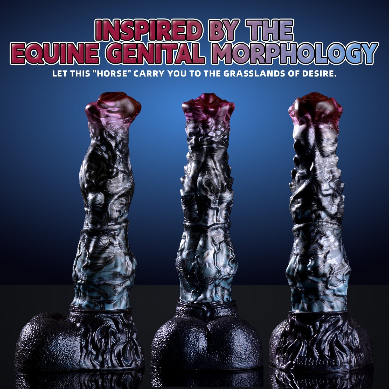 Mythical Creature Textured Dildo Large XL 6.85" / XXL 7.99" Silicone Fantasy Dong - Tarisss Sex Toy Store