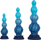 Neptune Spire Multi - Segment Fantasy Plug Dual - firmness Design (firm base, soft body) - Tarisss Sex Toy Store