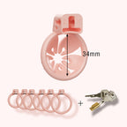 New Sakura - Style Silicone Male Chastity Cage - Tarisss Sex Toy Store