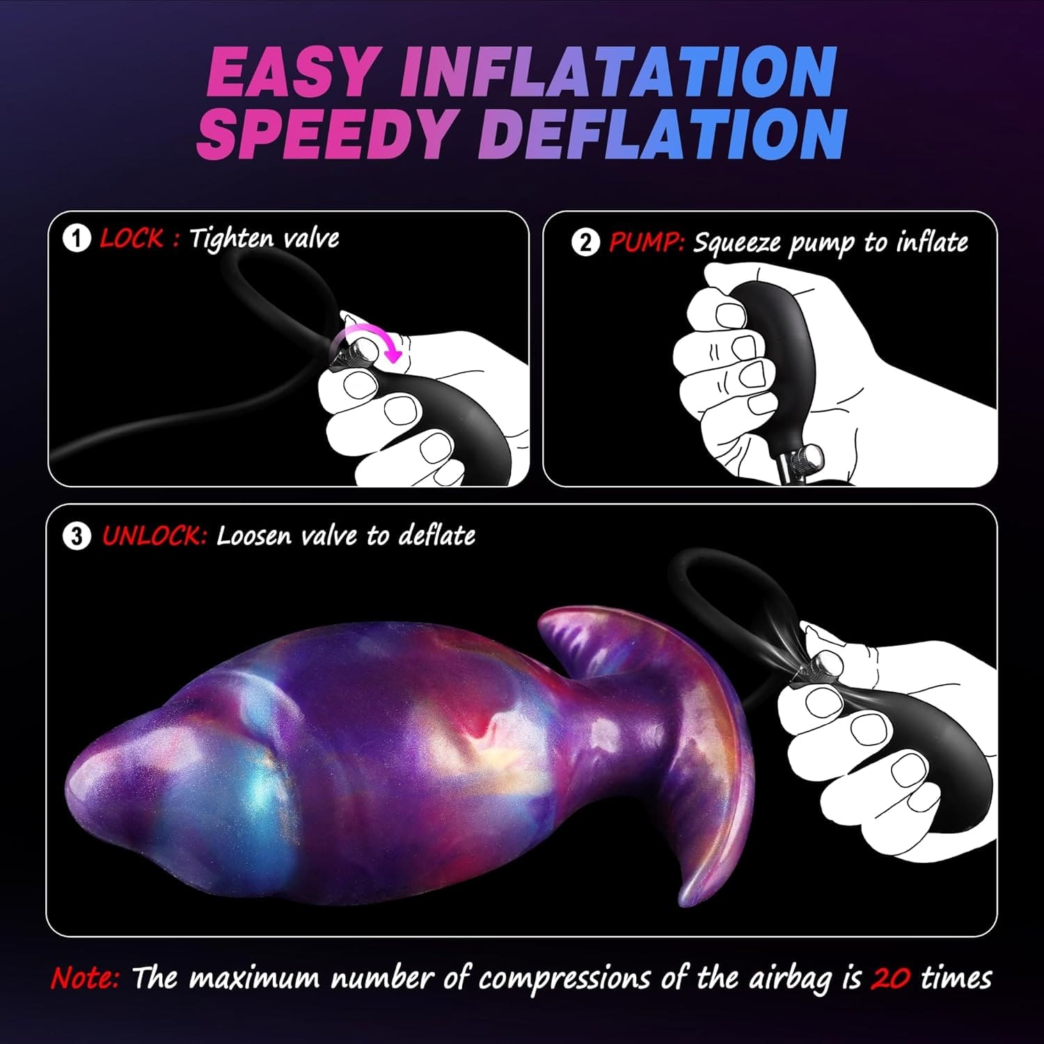 Nile 7 Inch Inflatable Dildo with Anchor Base - Tarisss Sex Toy Store