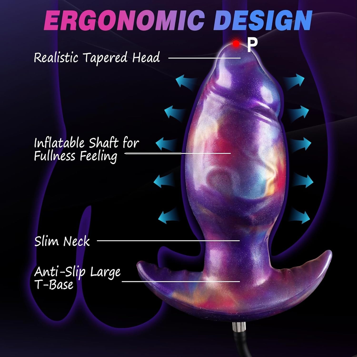Nile 7 Inch Inflatable Dildo with Anchor Base - Tarisss Sex Toy Store