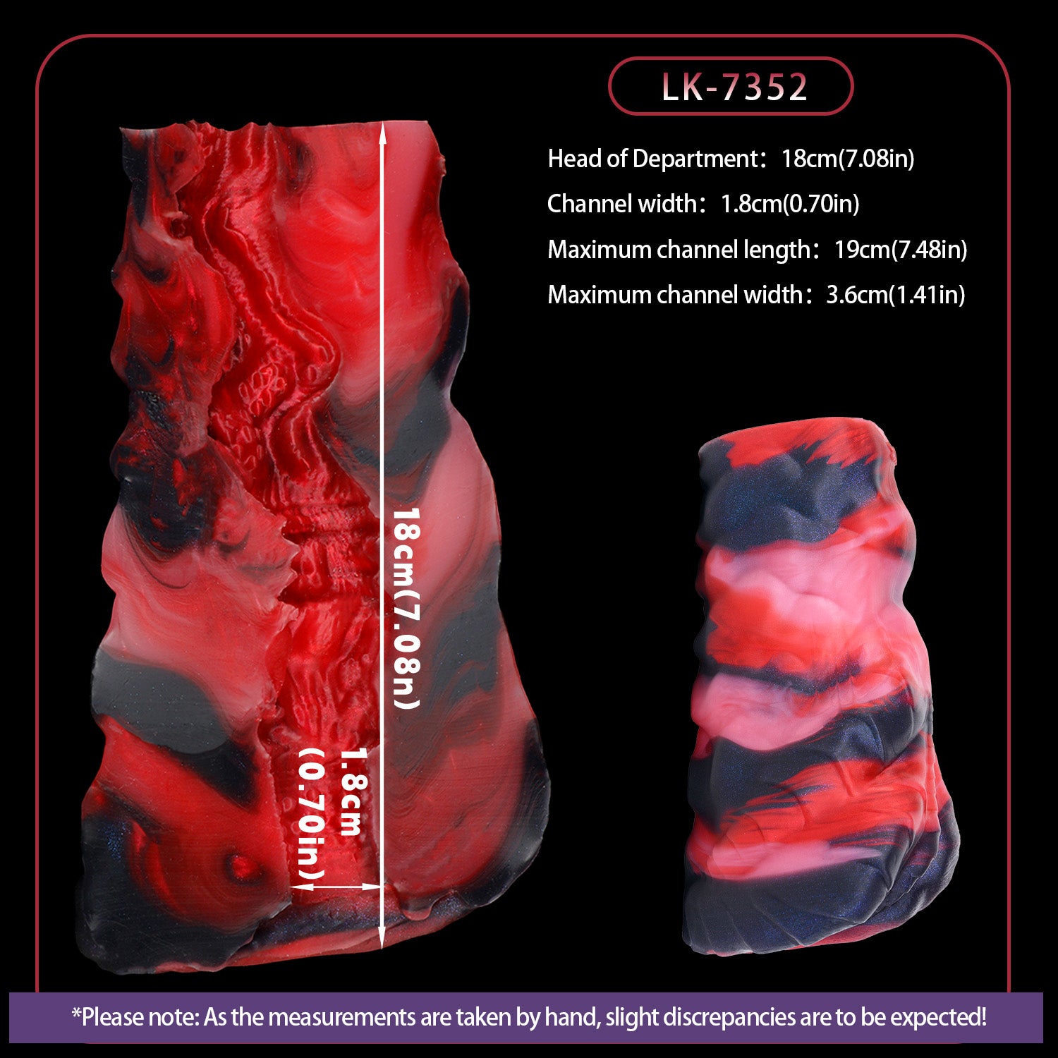 Massage Penis Fantasy Platinum Silicone Alien Pussy – Amethyst Dragon's Spine Handheld Male Masturbation Toy