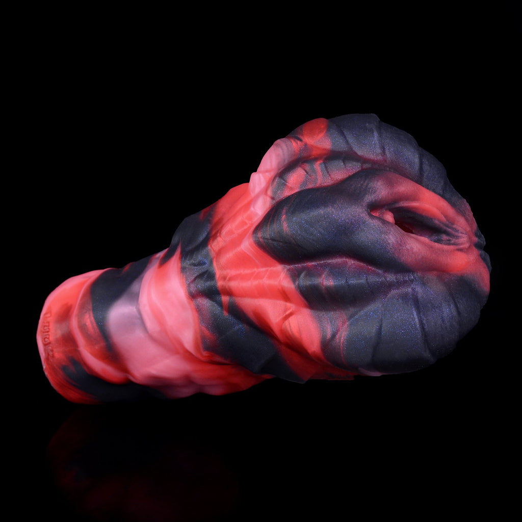 Massage Penis Fantasy Platinum Silicone Alien Pussy – Amethyst Dragon's Spine Handheld Male Masturbation Toy