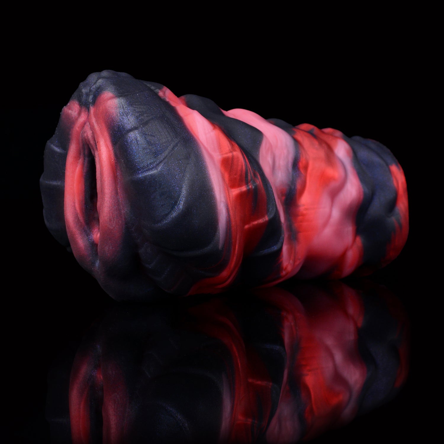 Massage Penis Fantasy Platinum Silicone Alien Pussy – Amethyst Dragon's Spine Handheld Male Masturbation Toy