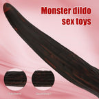 Obsidian Flame Textured Silicone Plug with Tapered Tip and Secure Base - Tarisss Sex Toy Store