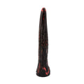 Obsidian Flame Textured Silicone Plug with Tapered Tip and Secure Base - Tarisss Sex Toy Store