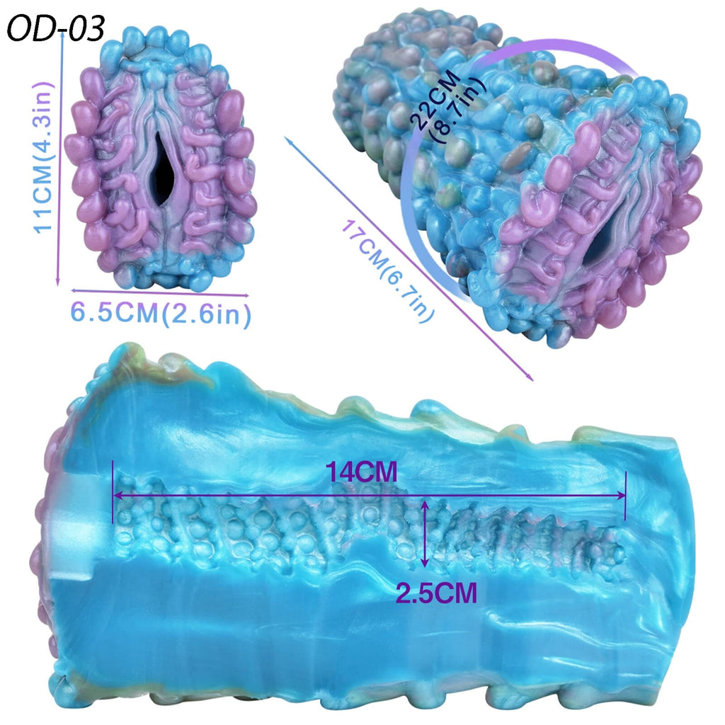 Ocean Desire Silicone Fantasy Alien Creatures Male Manual Masturbator - Tarisss Sex Toy Store
