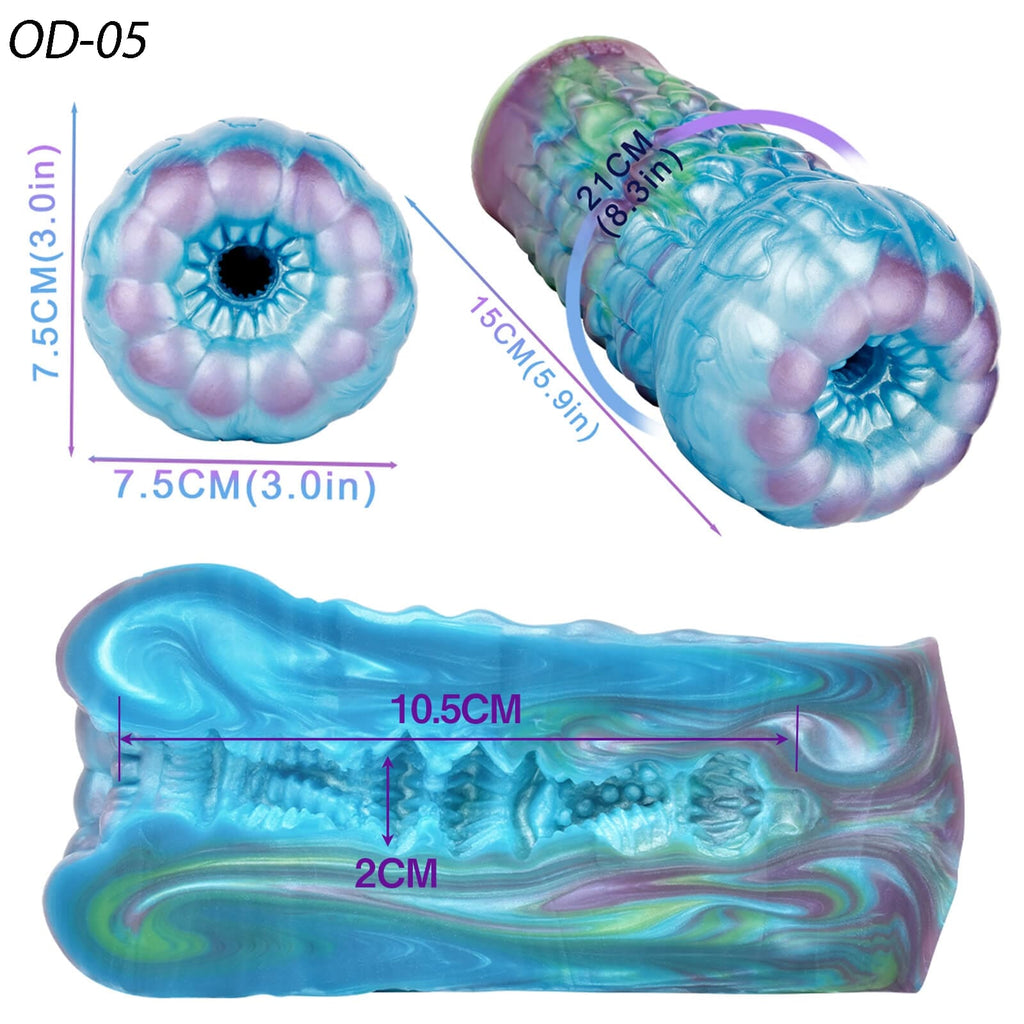 Ocean Desire Silicone Fantasy Alien Creatures Male Manual Masturbator - Tarisss Sex Toy Store