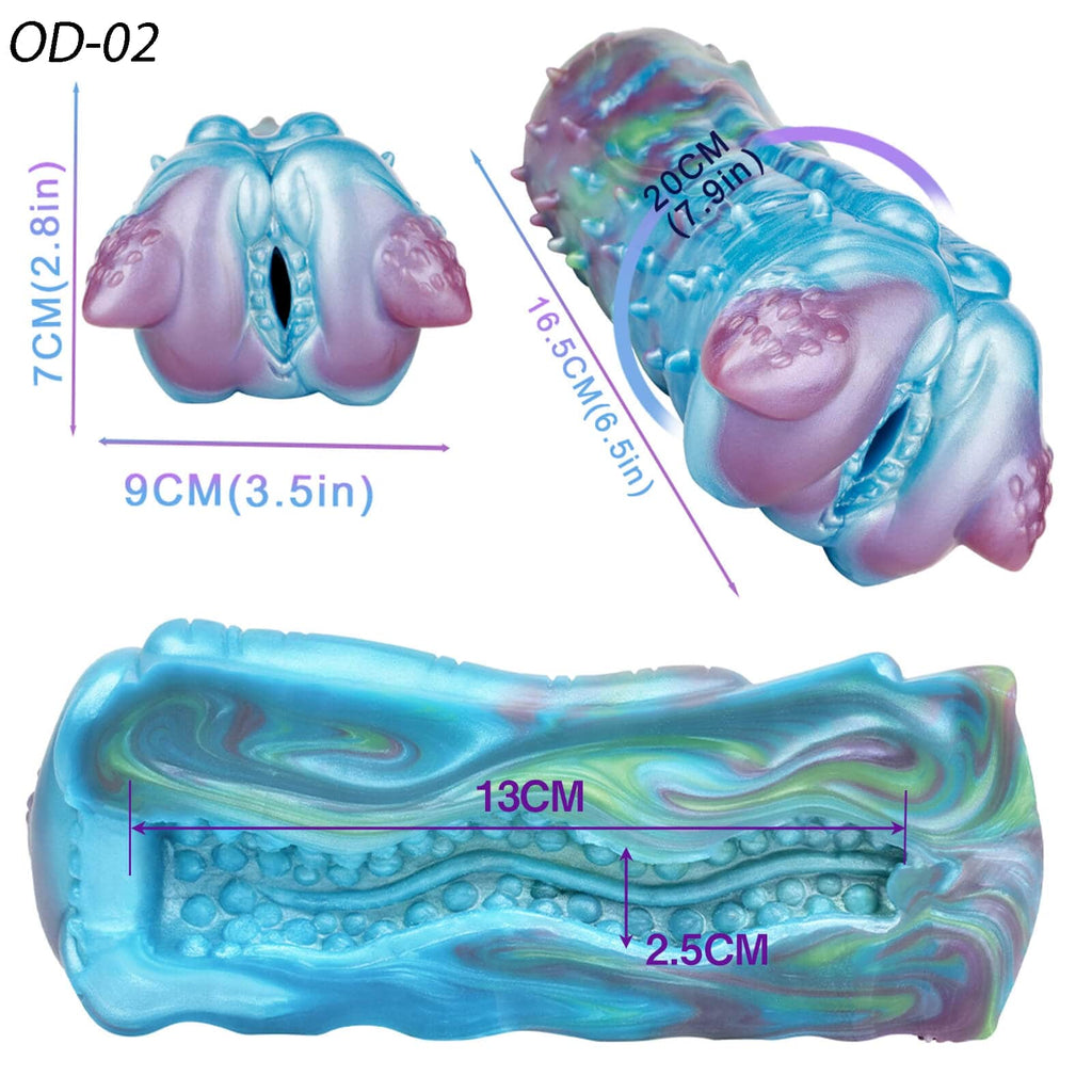 Ocean Desire Silicone Fantasy Alien Creatures Male Manual Masturbator - Tarisss Sex Toy Store