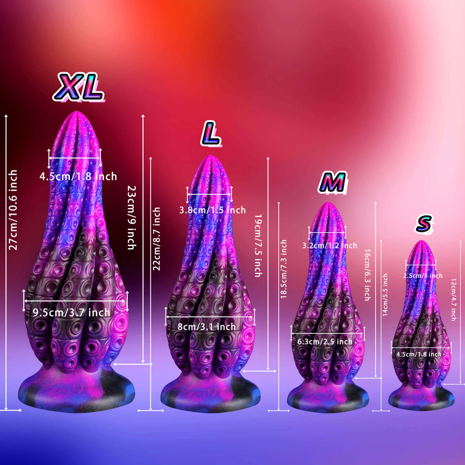 OctoBoss - Fantasy Tentacle Dildo with Suction Cup