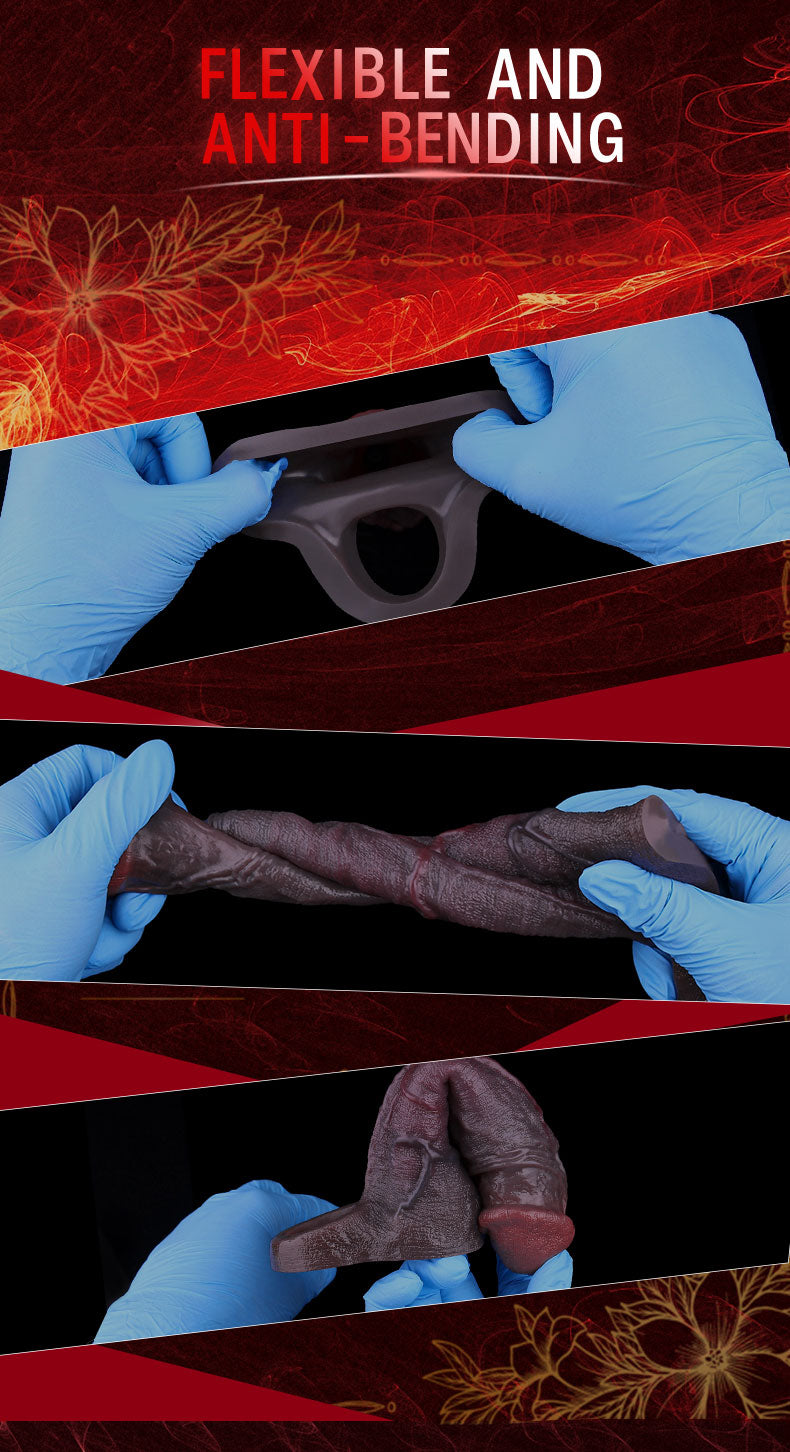 Ultra-Realistic Silicone Cock Sleeve-Maximize Girth, Length, and Performance
