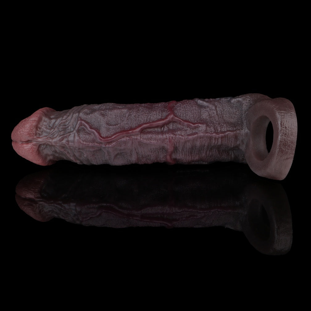 Ultra-Realistic Silicone Cock Sleeve-Maximize Girth, Length, and Performance