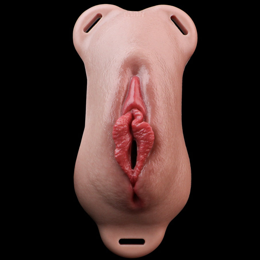 Femboy Fake Vagina Sheet — Bionic Silicone Pussy Pants with Granule Canal | Domlust