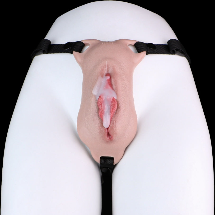Femboy Fake Vagina Sheet — Bionic Silicone Pussy Pants with Granule Canal | Domlust