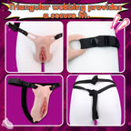 Femboy Fake Vagina Sheet — Bionic Silicone Pussy Pants with Granule Canal | Domlust