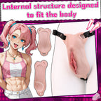 Femboy Fake Vagina Sheet — Bionic Silicone Pussy Pants with Granule Canal | Domlust