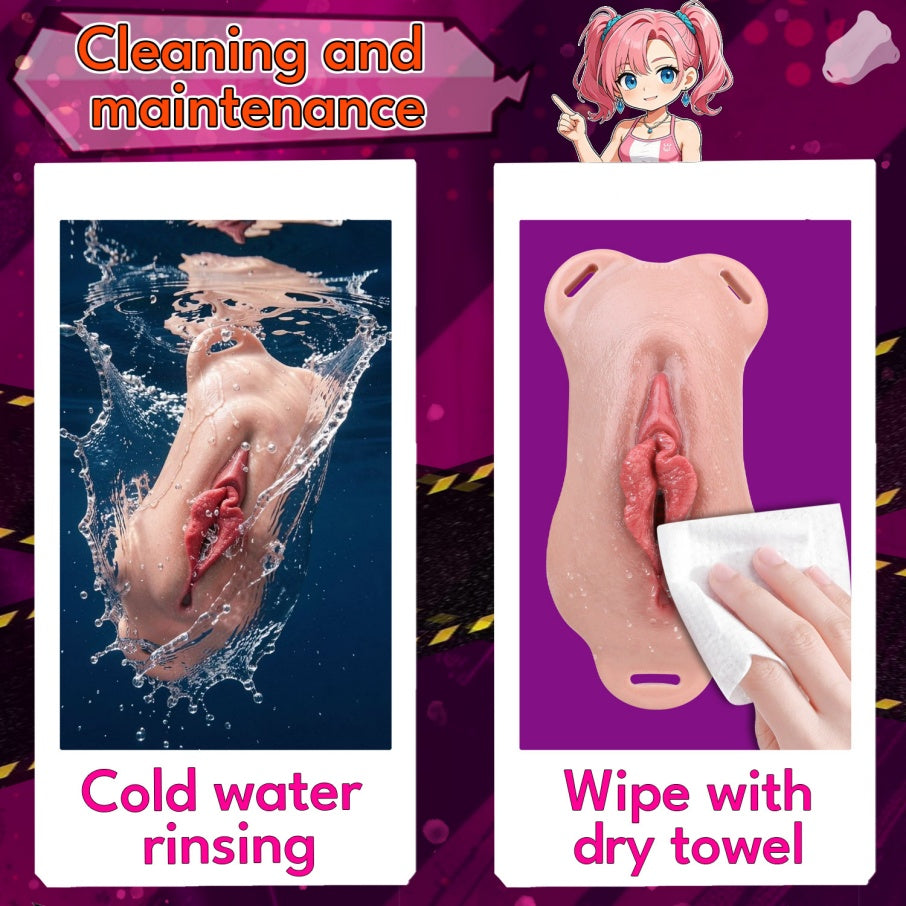 Femboy Fake Vagina Sheet — Bionic Silicone Pussy Pants with Granule Canal | Domlust