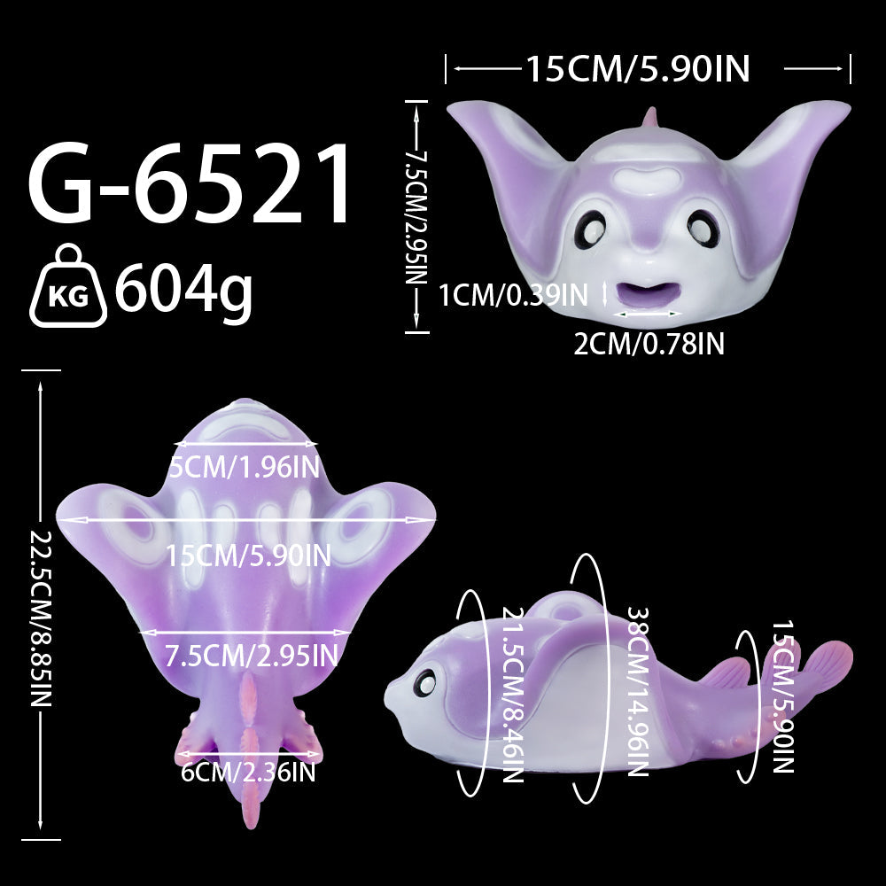 Cute Stingray Wolf Alien Pussy Sex Doll — Fantasy Blowjob Toy for Animal Lovers