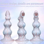 One Eyed 10 Inch Silicone Alien Dildo with Knot - Tarisss Sex Toy Store