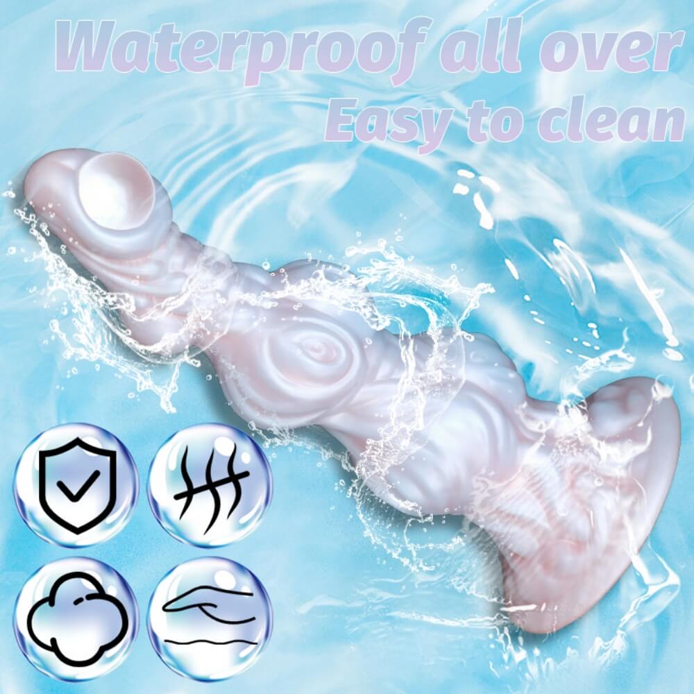 One Eyed 10 Inch Silicone Alien Dildo with Knot - Tarisss Sex Toy Store