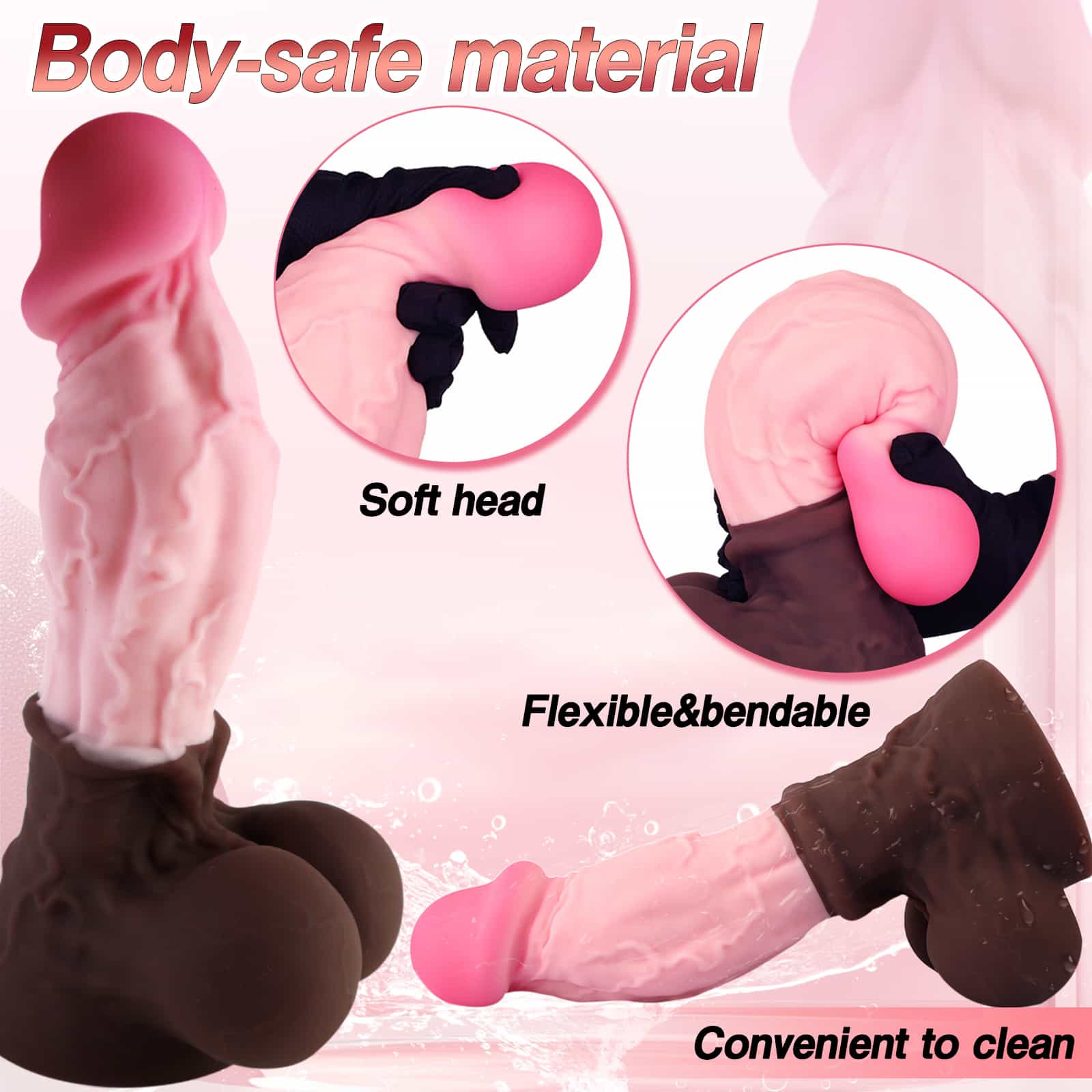 Opal 14 Inch Realistic Dual Density Dildo - Tarisss Sex Toy Store