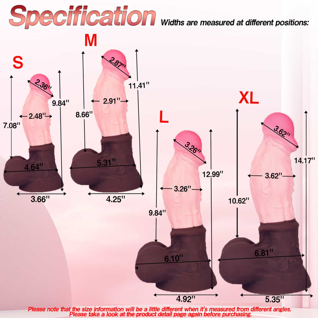 Opal 14 Inch Realistic Dual Density Dildo - Tarisss Sex Toy Store