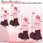 Opal 14 Inch Realistic Dual Density Dildo - Tarisss Sex Toy Store