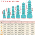 Oron Extra Long Dildo - Fantasy Dildo - Extreme Dildo - Textured Dildo