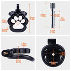 PawLock Pro – Adjustable Male Chastity Cage with Secure Locking System - Tarisss Sex Toy Store