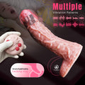 Vibrating Platinum Silicone Cock Sleeve with Remote Control — Realistic Penis Extender for Couples
