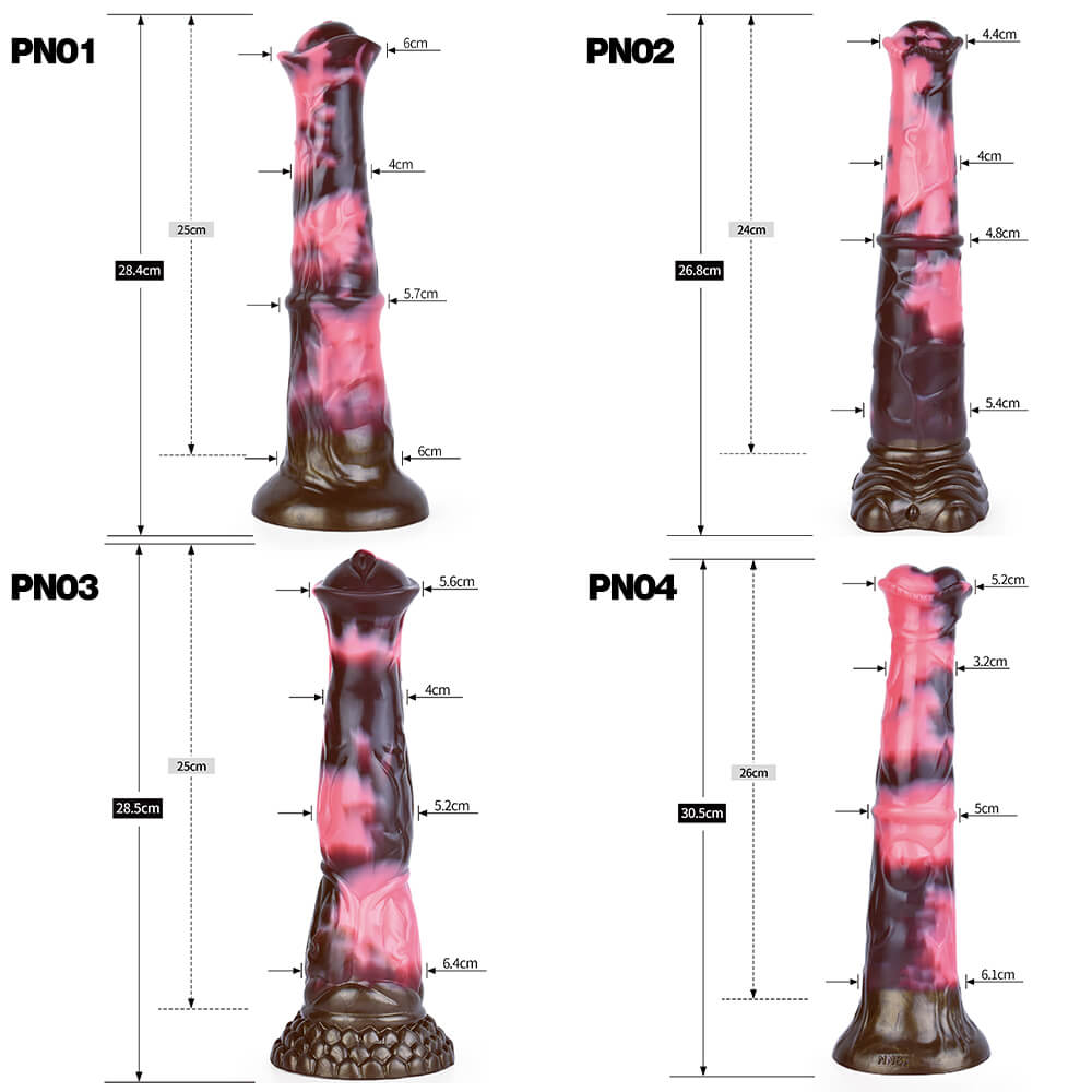 Phantom Night Fantasy Silicone Realistic Horse Dildo - Tarisss Sex Toy Store