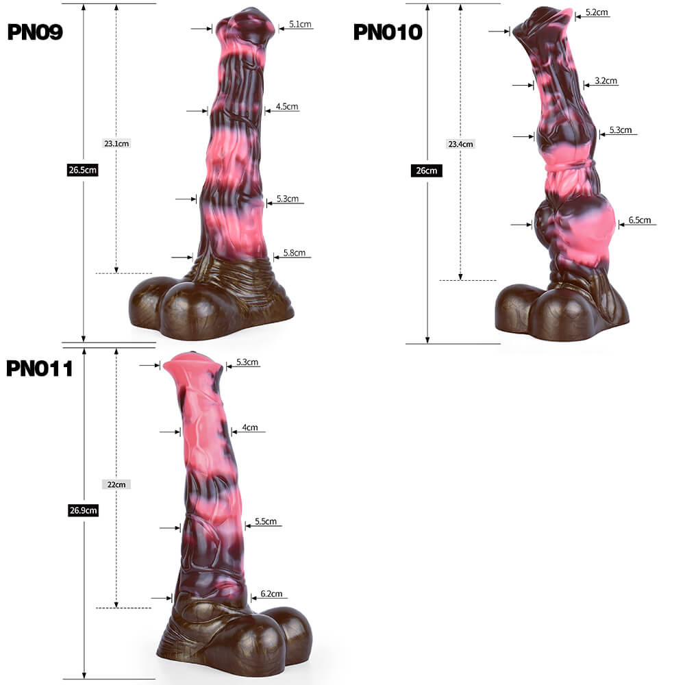 Phantom Night Fantasy Silicone Realistic Horse Dildo - Tarisss Sex Toy Store