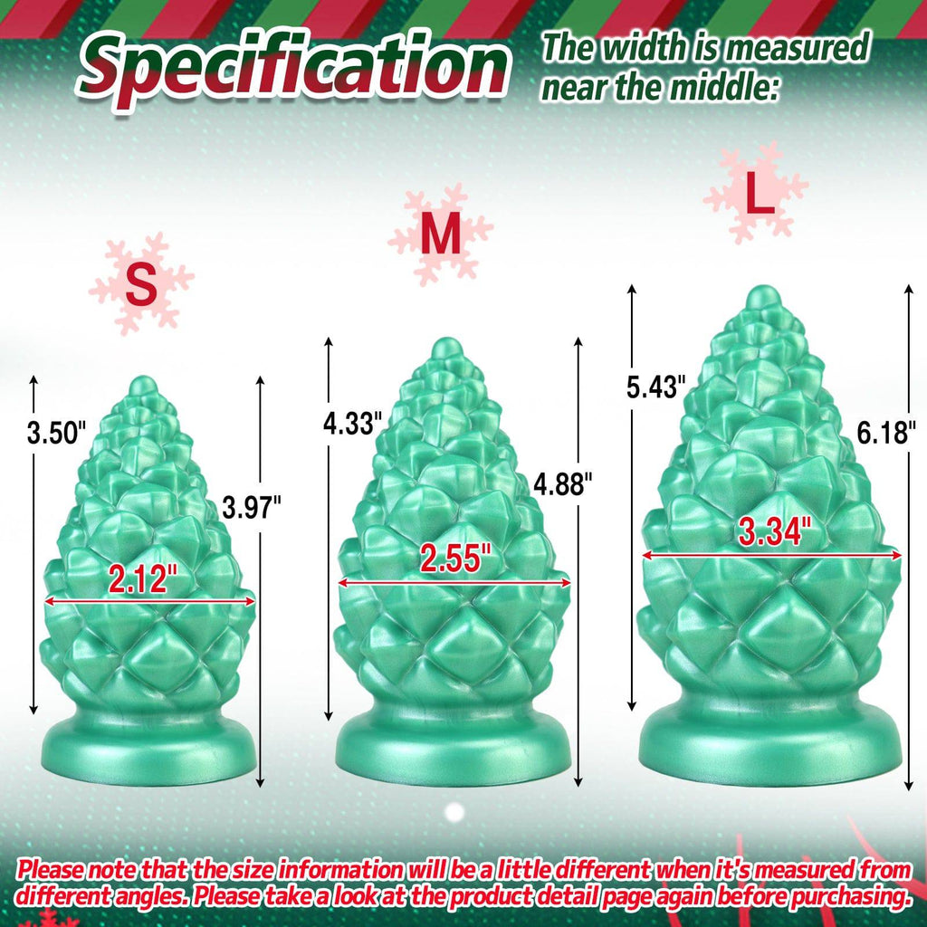Pine Cone 6 Inch Huge Butt Plug - Tarisss Sex Toy Store